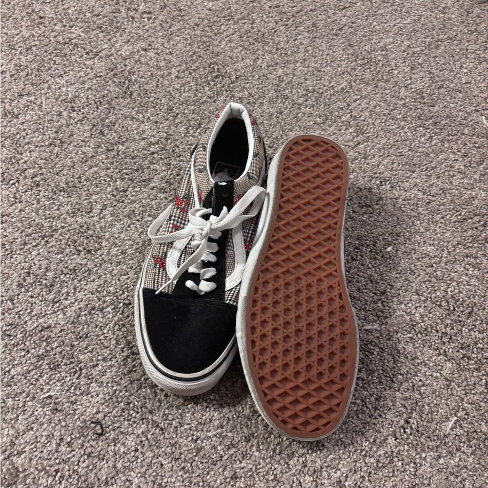 Vans Black and White Checkered Sneakers